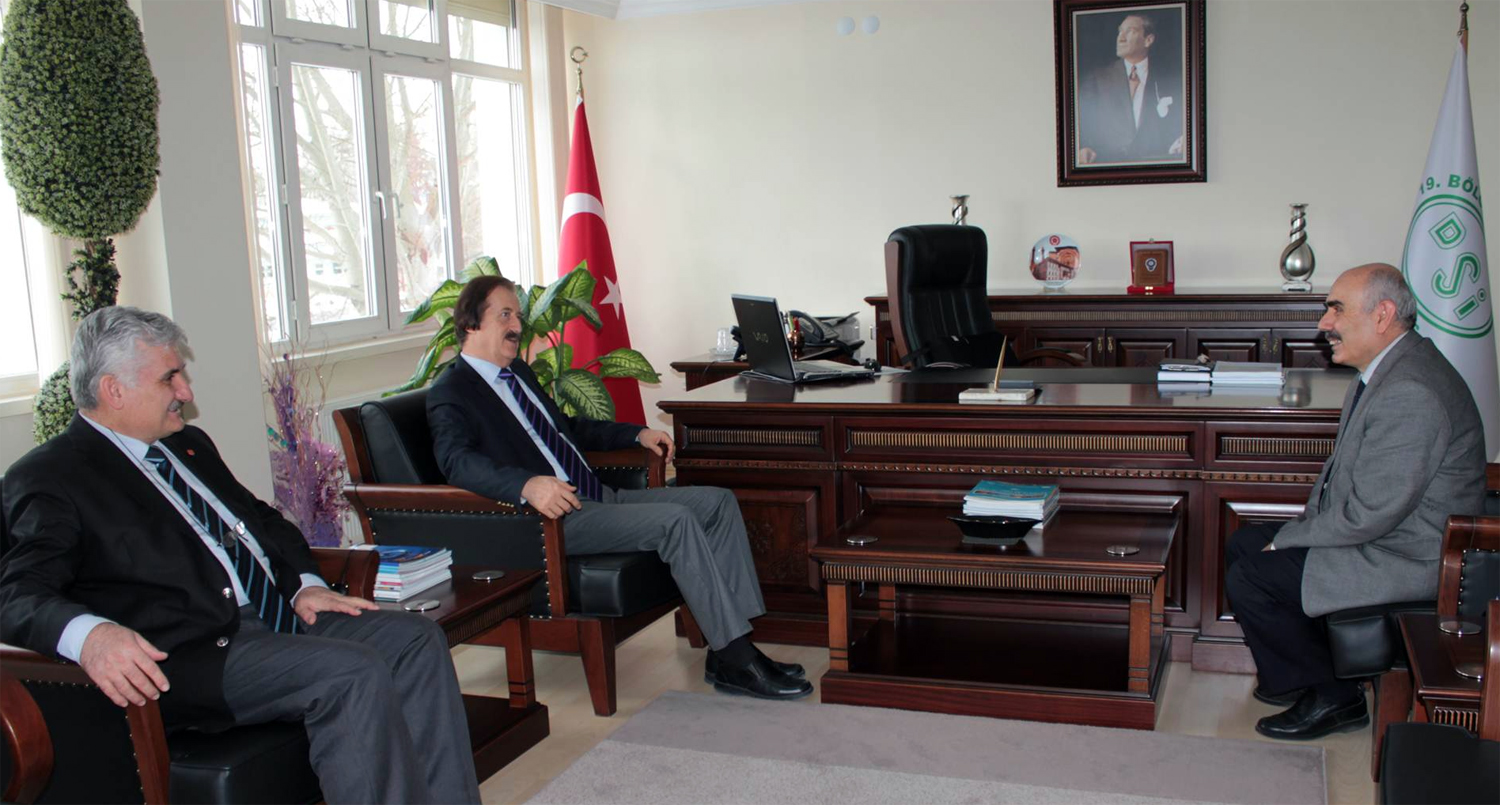 REKTÖRÜMÜZDEN, BARO VE DSİ'YE İADEİ ZİYARET