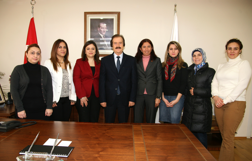 KADIN GİRİŞİMCİLERDEN, REKTÖRÜMÜZE ZİYARET