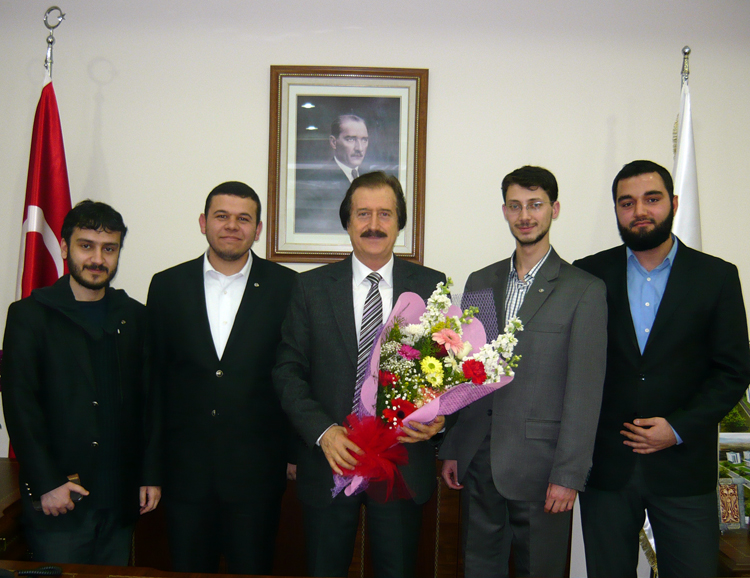 CÜDER'DEN REKTÖRÜMÜZE ZİYARET
