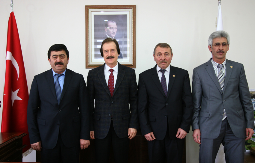 DOĞANŞAR HEYETİNDEN, REKTÖRÜMÜZE ZİYARET