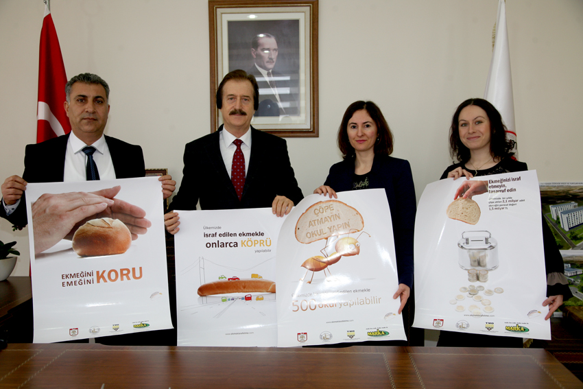 EKMEK İSRAFININ ÖNLENMESİNE ÜNİVERSİTEMİZDEN DESTEK
