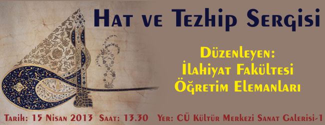 HAT ve TEZHİP SERGİSİ
