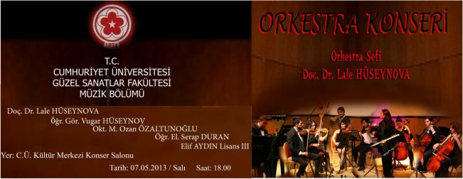 ÖĞRENCİ ORKESTRA KONSERİ