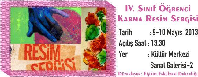 IV. SINIF ÖĞRENCİ KARMA RESİM SERGİSİ