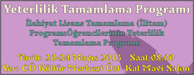 SEMİNER "YETERLİLİK TAMAMLAMA PROGRAMI"