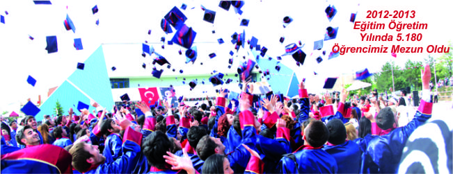 ÜNİVERSİTEMİZDE MEZUNİYET SEVİNCİ