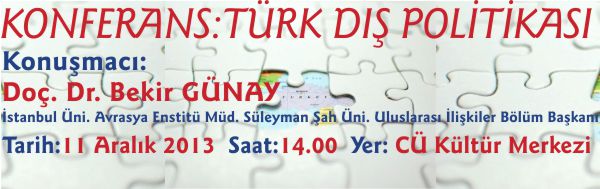 KONFERANS "TÜRK POLİTİKASI"
