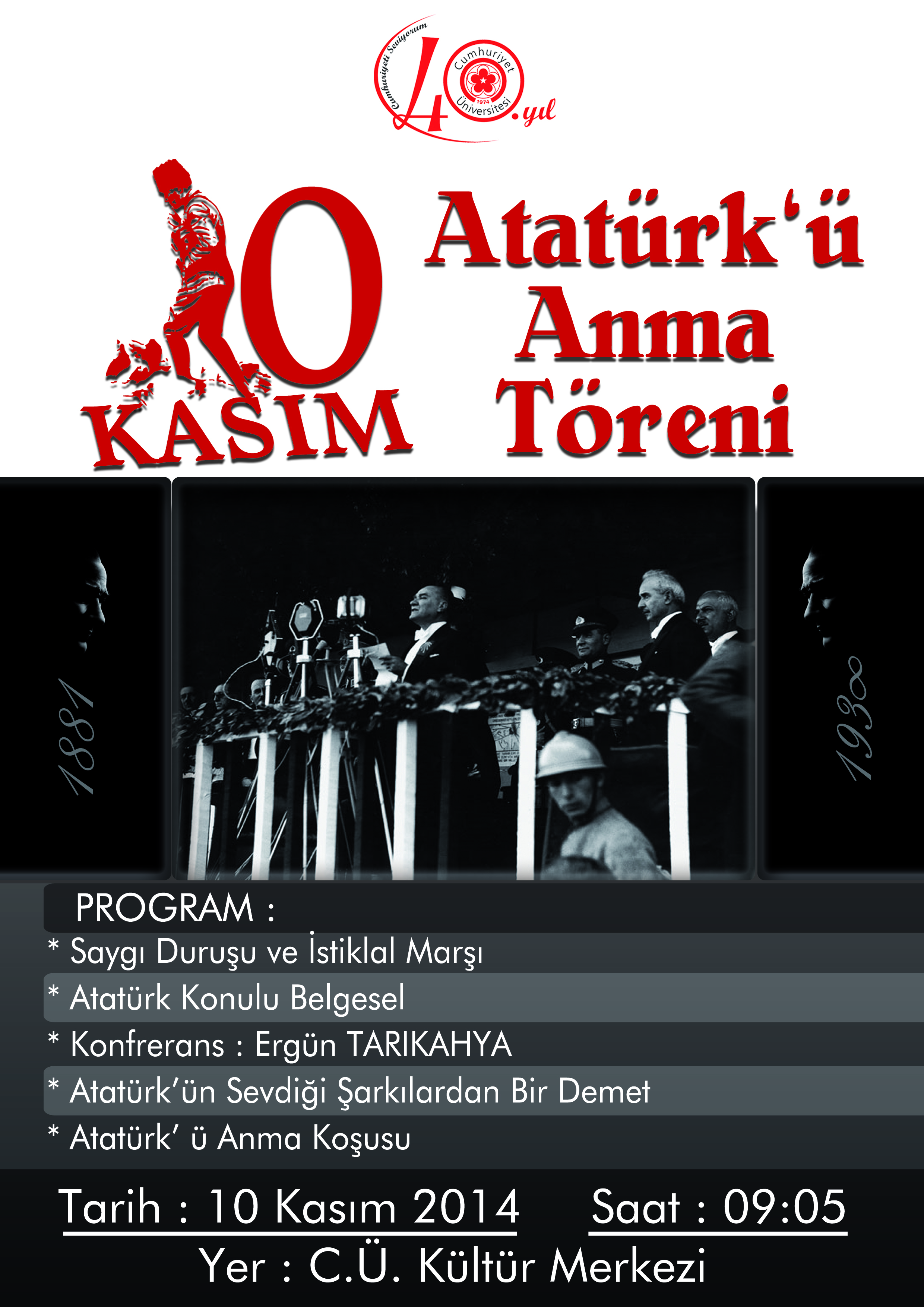 Atatürk'ü Anma Töreni