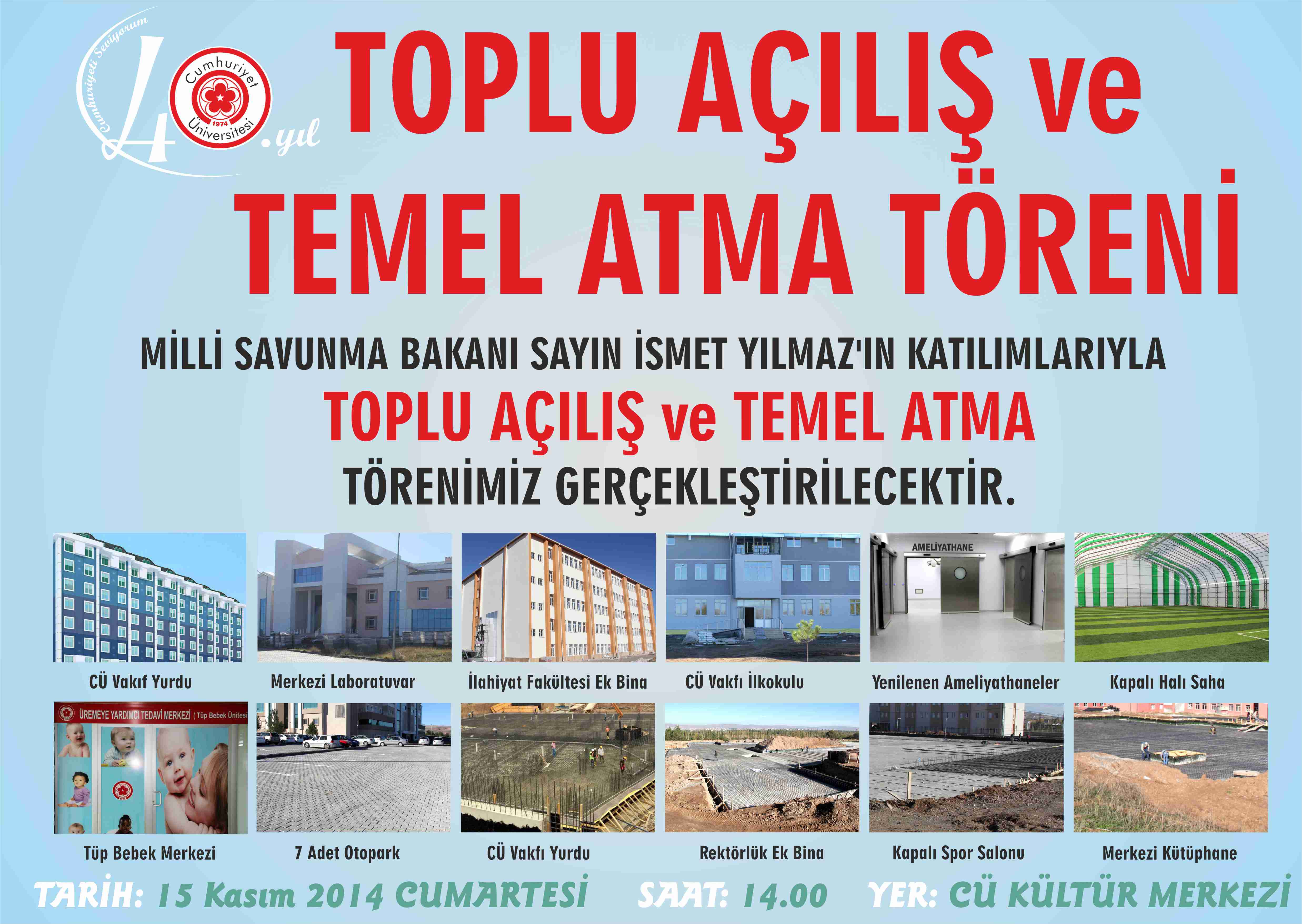 Toplu Açılış ve Temel Atma Töreni