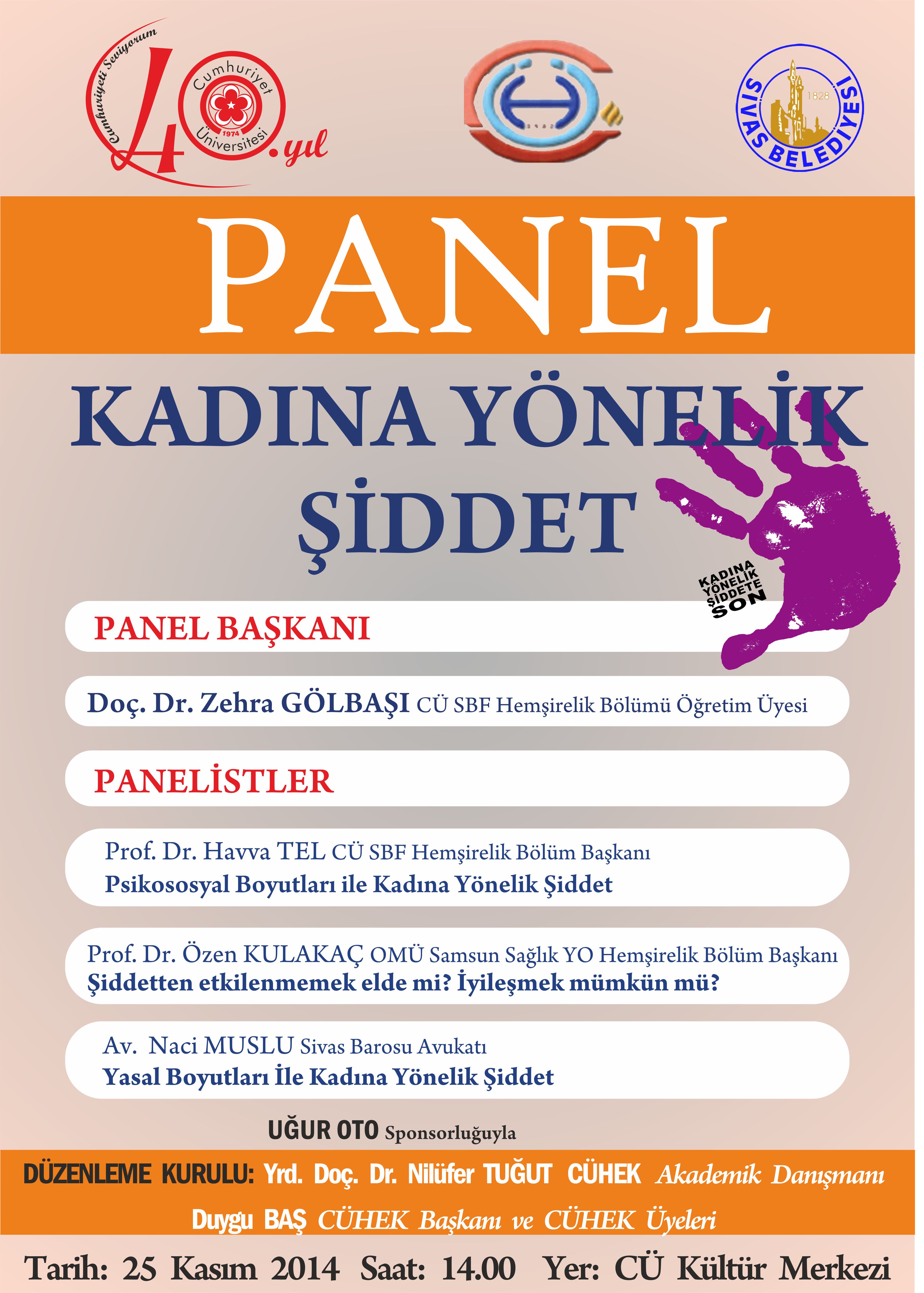 Panel "Kadına Yönelik Şiddet"