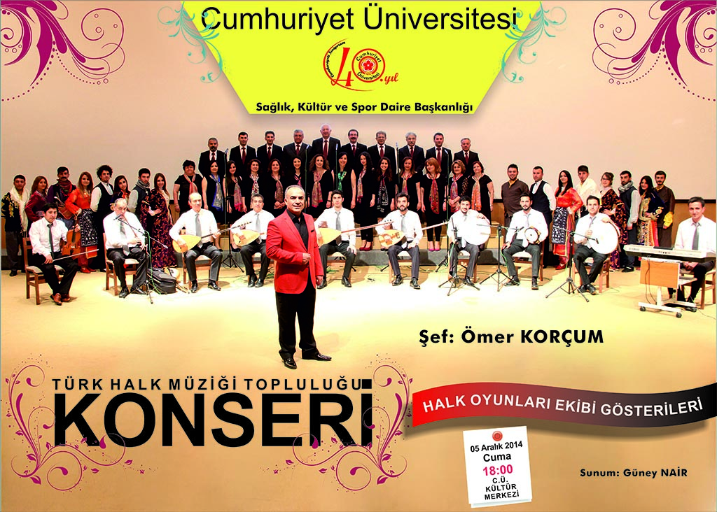 Konser "Türk Halk Müziği Topluluğu"