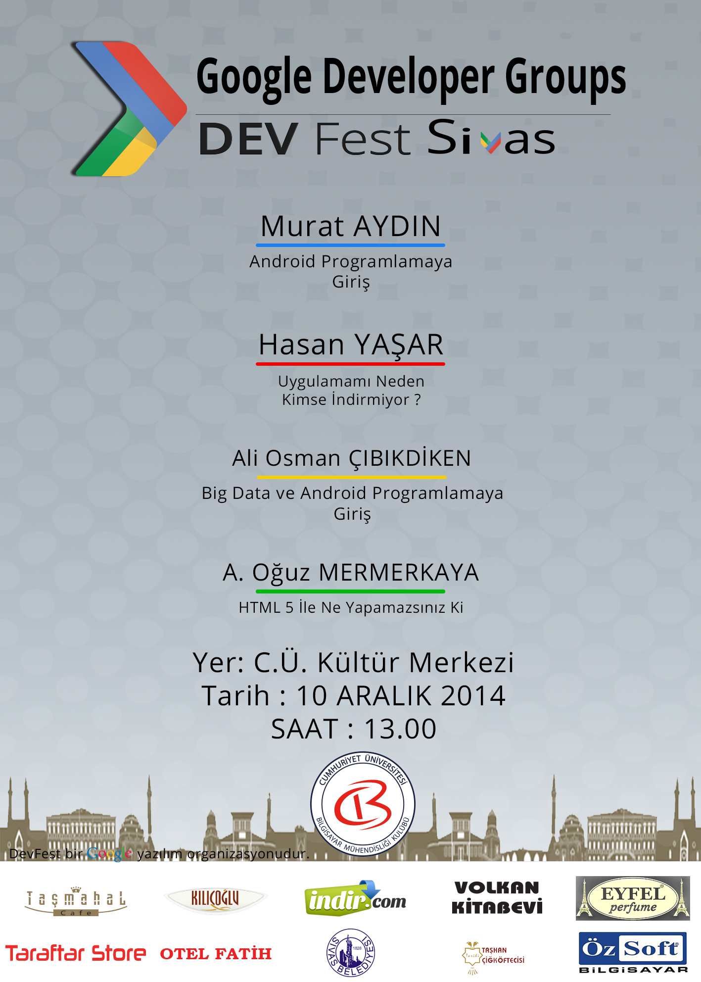 Konferans 'Google Geliştirici Grupları'