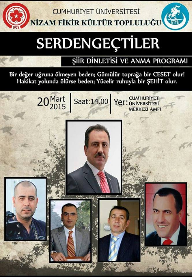 Şiir Dinletisi "Serdengeçtiler"