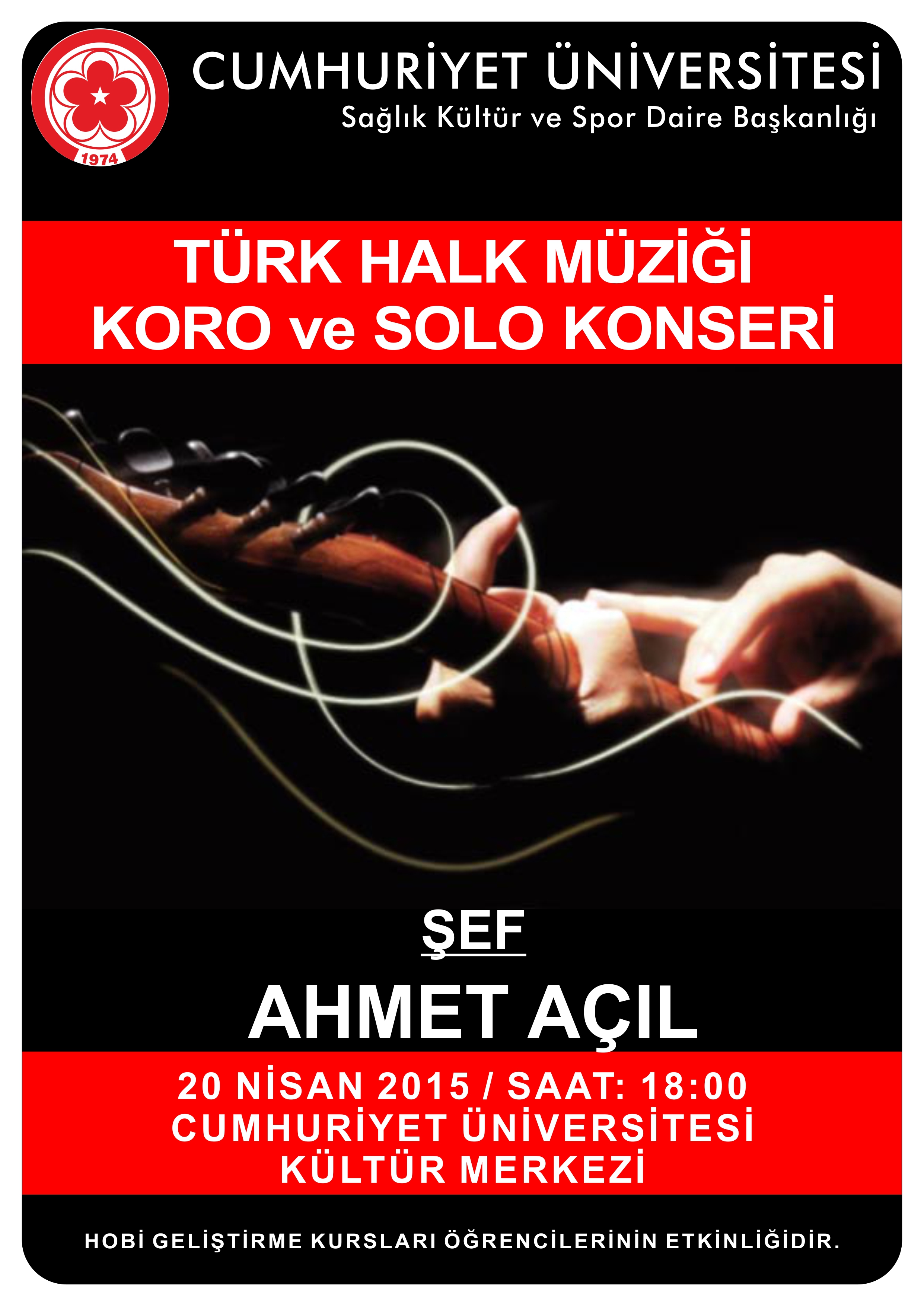 Türk Halk Müziği Koro ve Solo Konseri