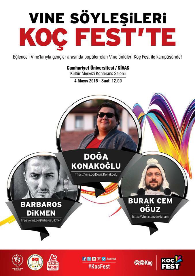 Koç Fest- Vine Söyleşileri