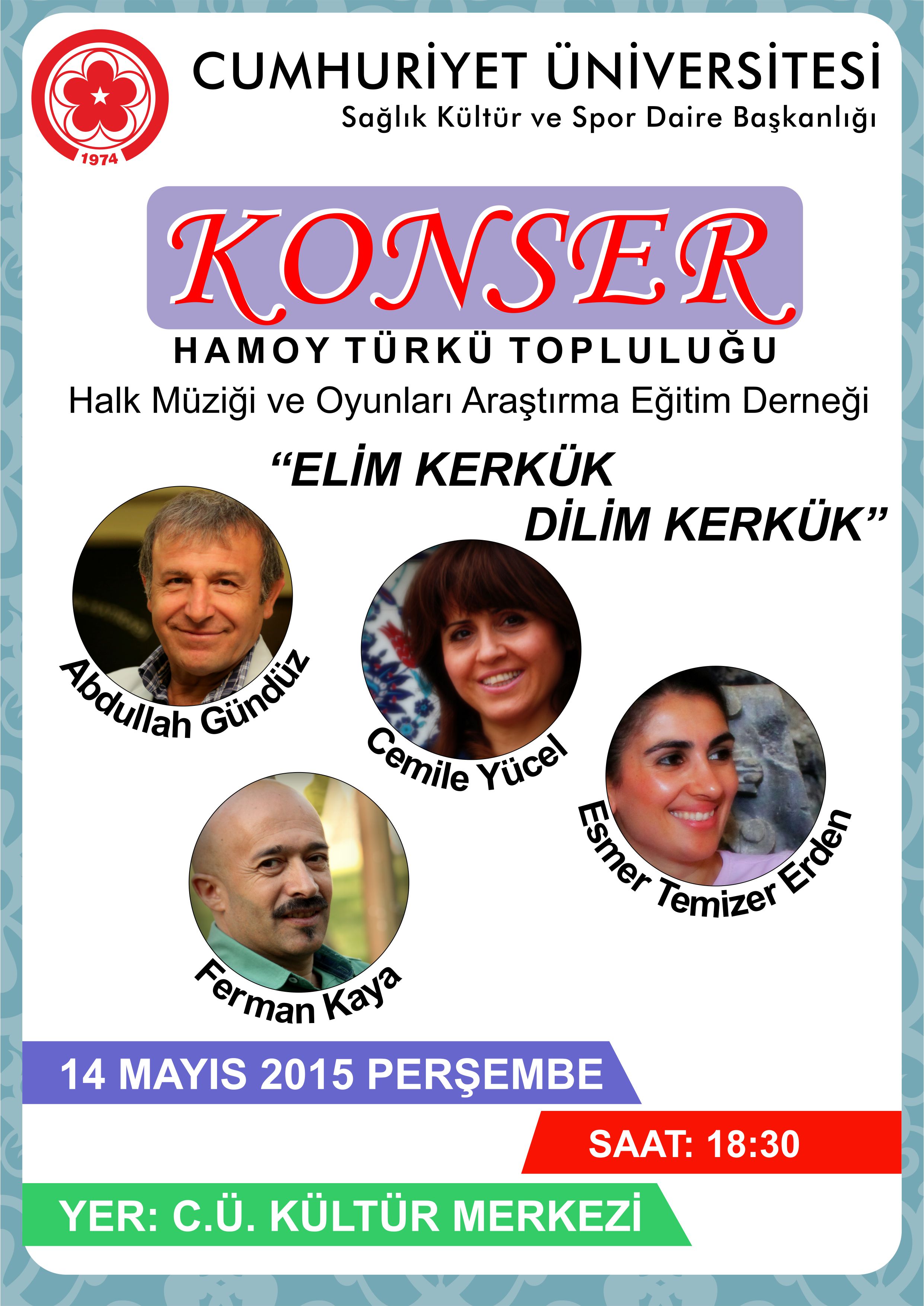 Konser "Elim Kerkük, Dilim Kerkük"