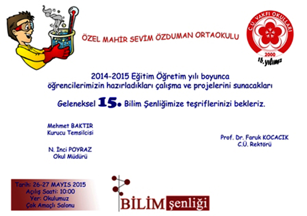 Özel Sevim Özduman Ortaokulu Bilim Şenliği