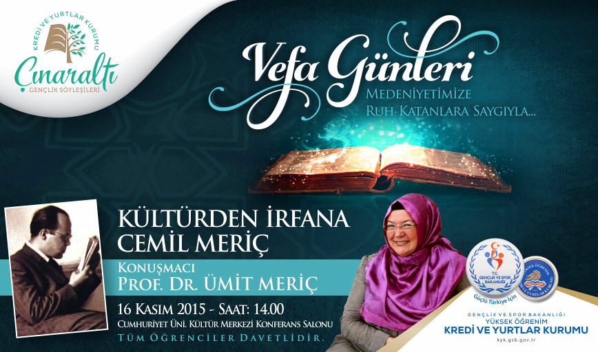 Konferans "Ümit MERİÇ Sosyolog"