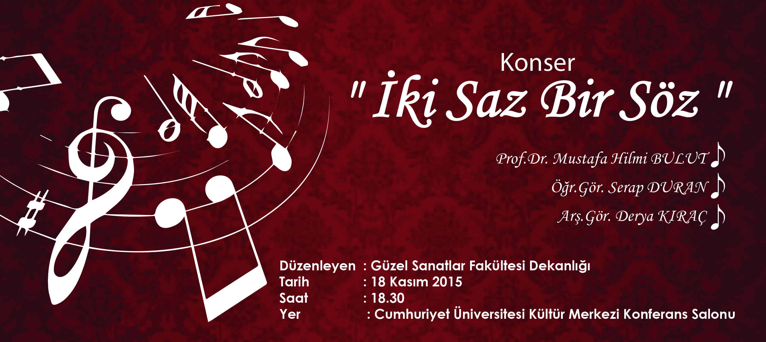 Konser " İki Saz Bir Söz "