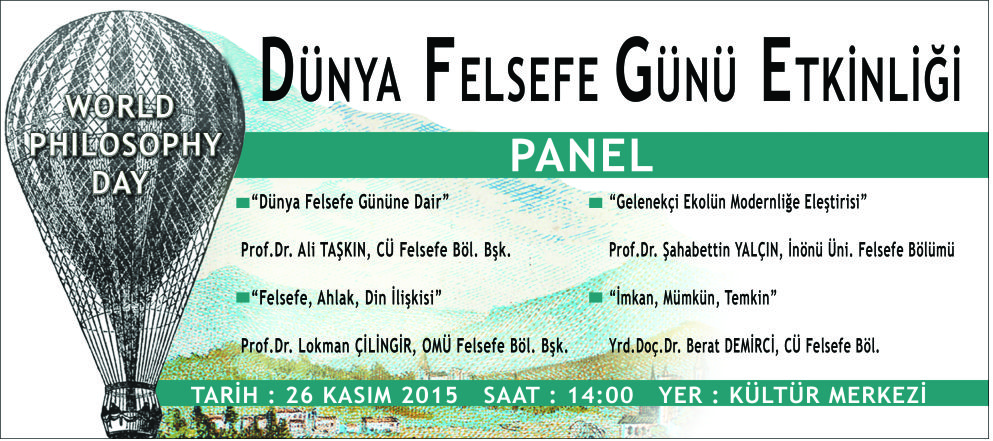 Dünya Felsefe Günü Etkinliği