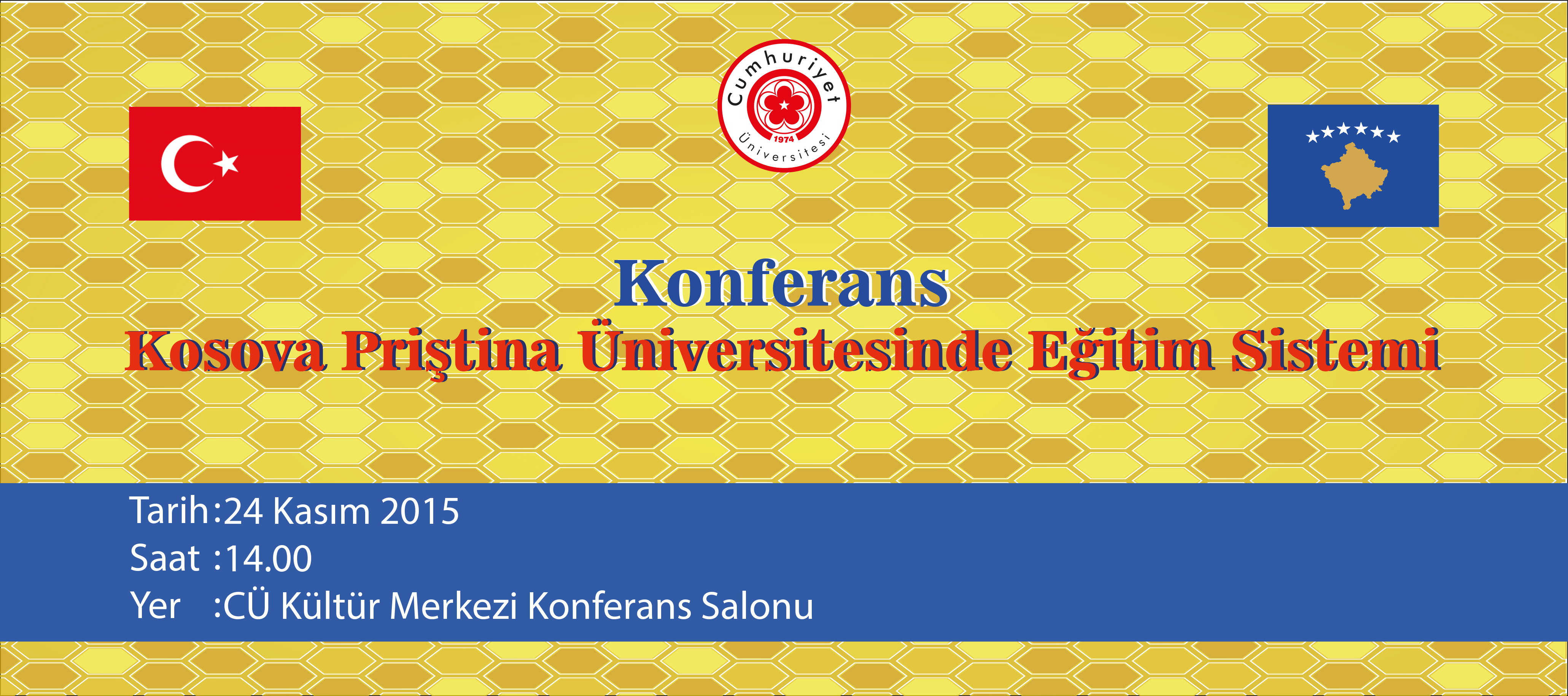 Konferans "Kosova Priştina Üniversitesinde Eğitim Sistemi"