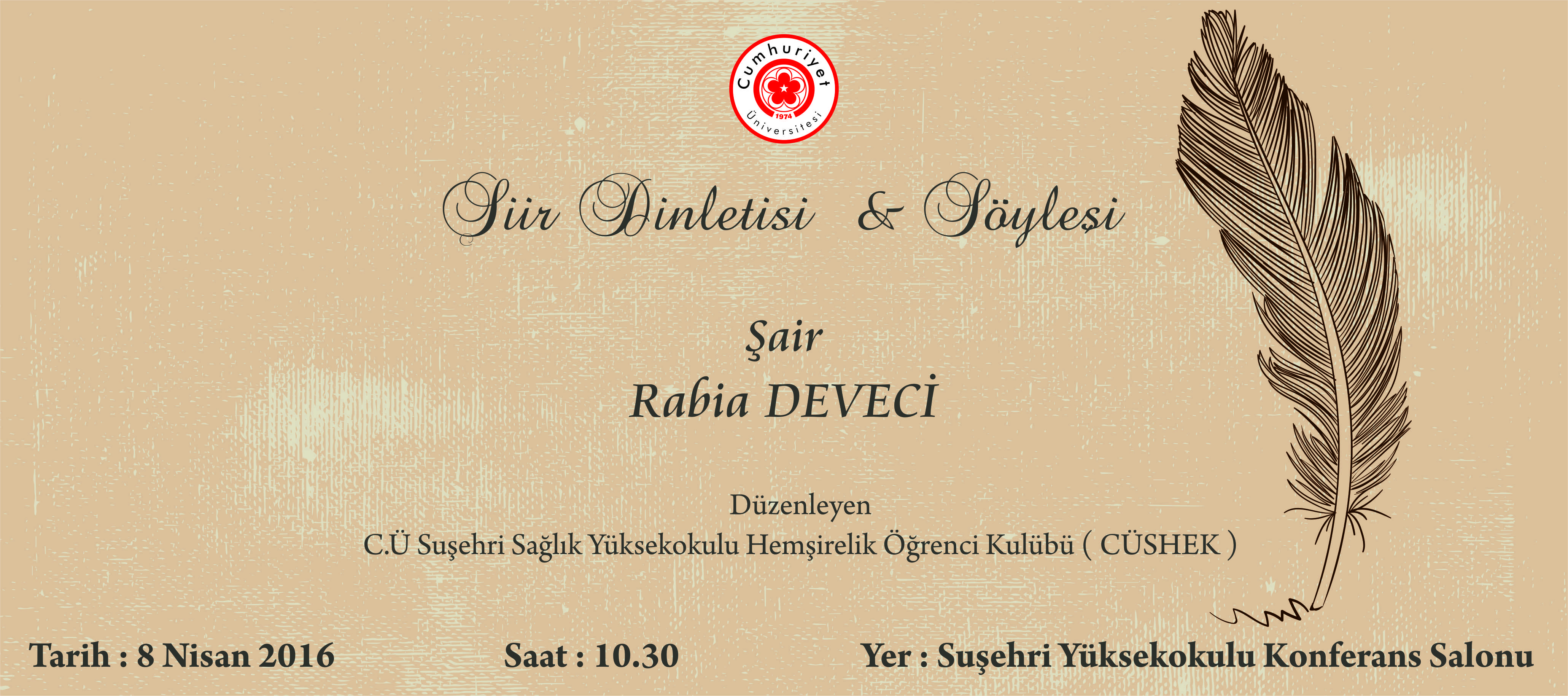 Şiir Dinletisi & Söyleşi