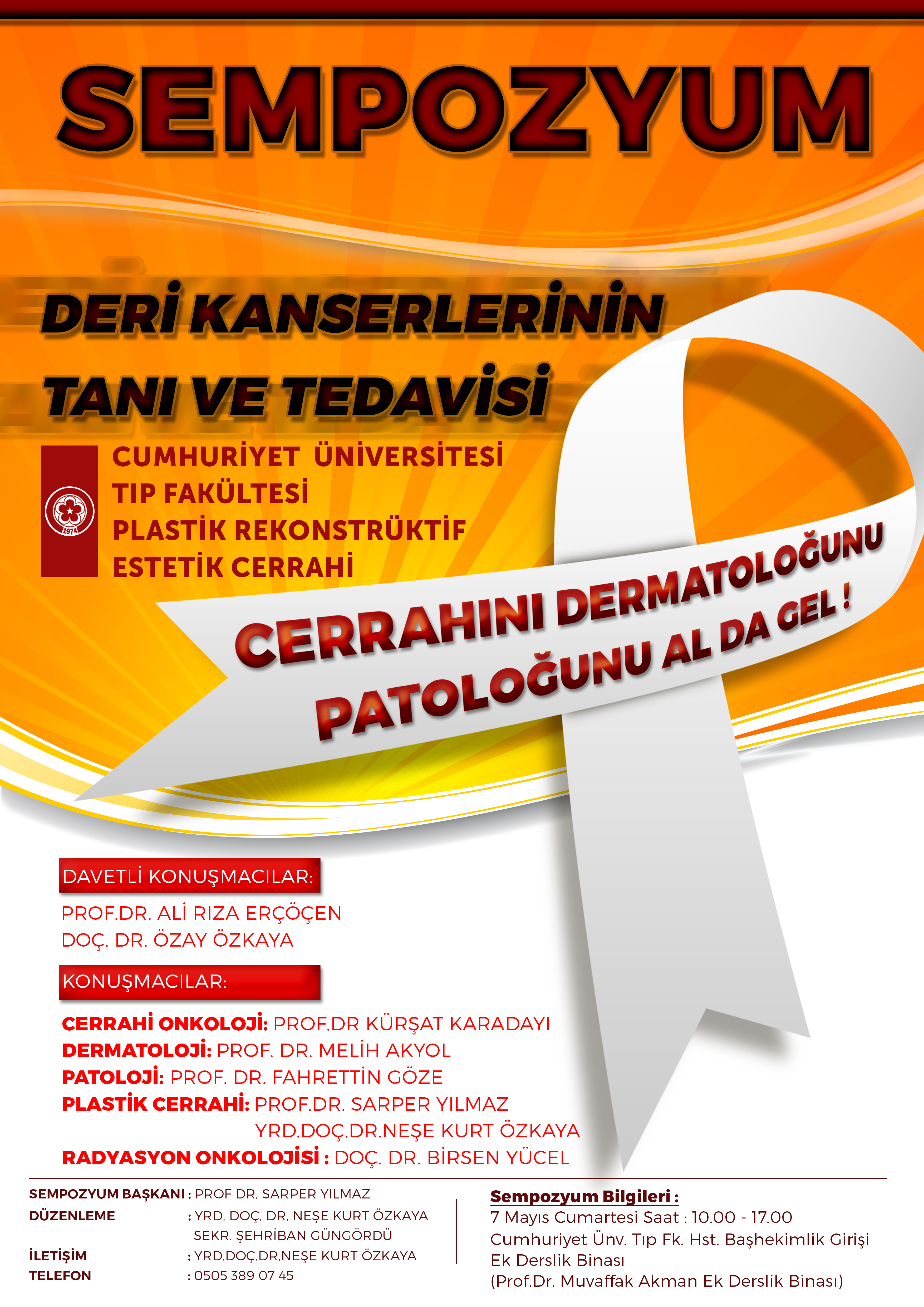 Sempozyum "Deri Kanserlerinin Tanı ve Tedavisi"