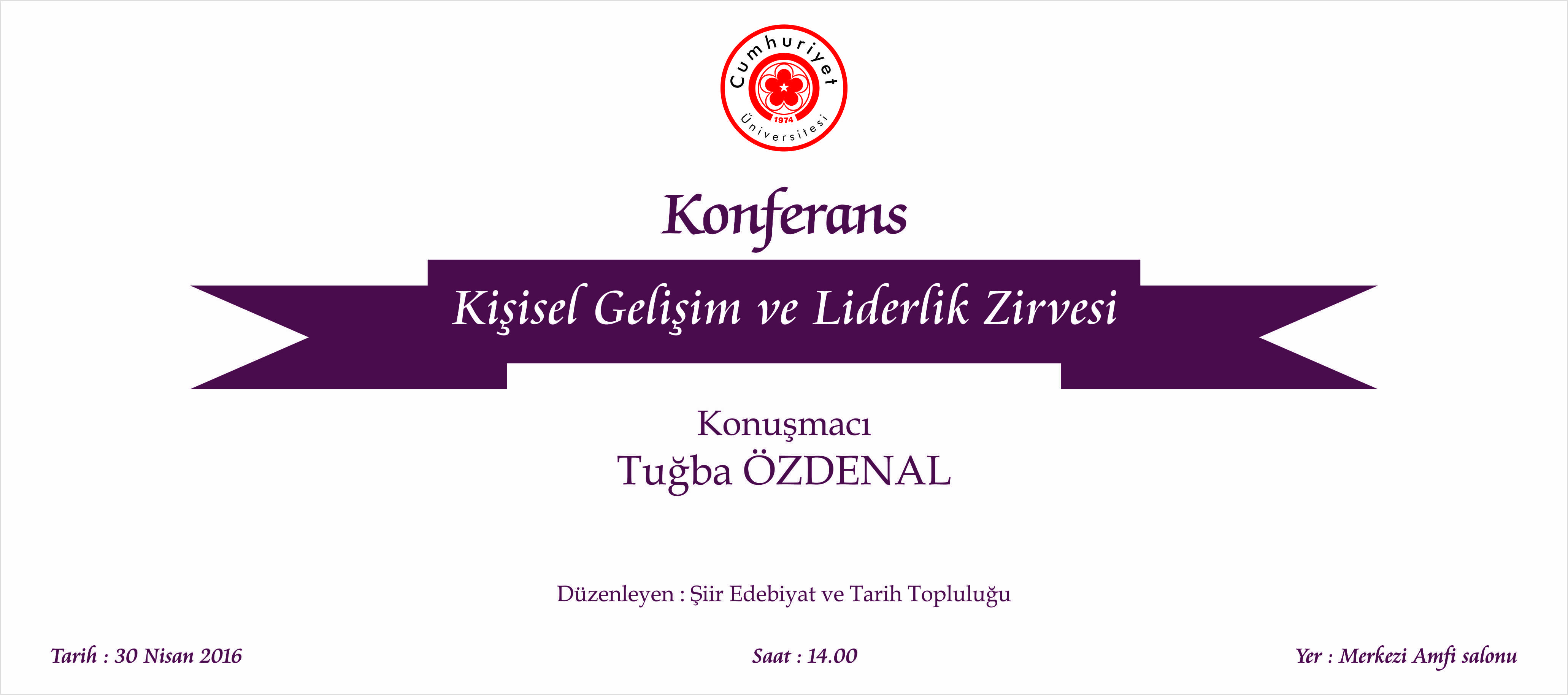 Konferans : Kişisel Gelişim ve Liderlik Zirvesi