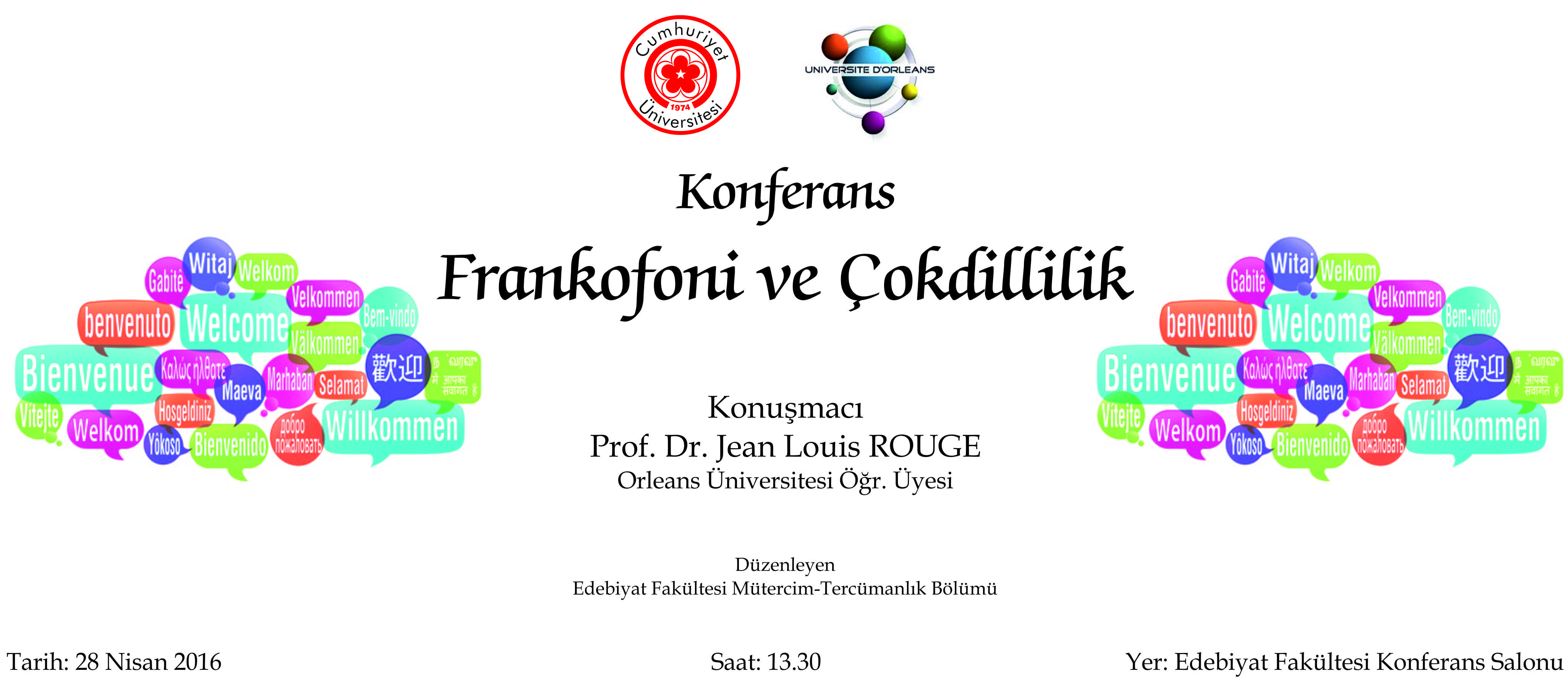 Konferans: Fankofoni ve Çokdillilik