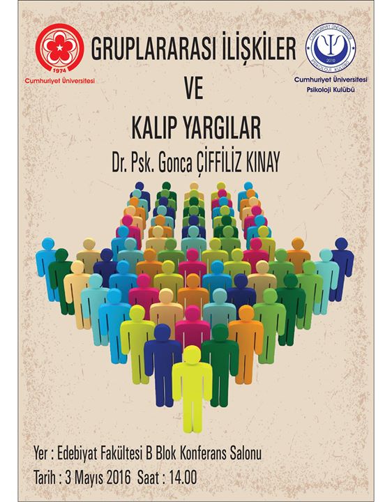 Konferans:" Gruplararası İlişkiler ve Kalıp Yargılar"