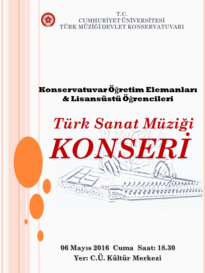Konser "Türk Sanat Müziği"